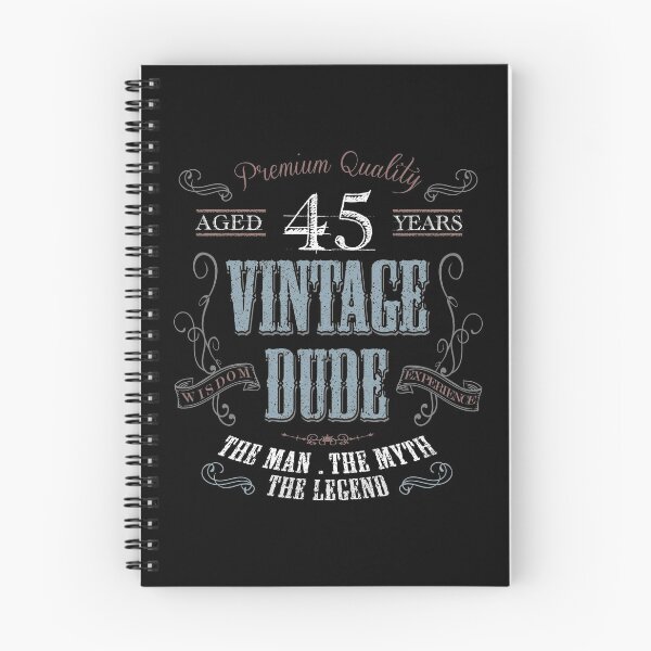 Item preview, 45th birthday gift idea Vintage at 45 years old Retro Vintage party designed and sold by LoveEveryWear.