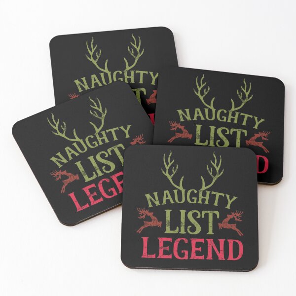 Item preview, CHRISTMAS NAUGHTY LIST LEGEND designed and sold by Madjack Tees Kiwi SuperStore.