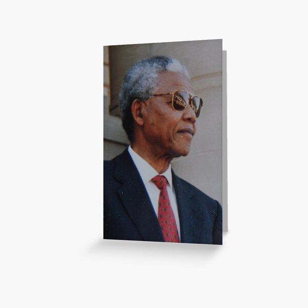 President Nelson Mandela Greeting Card