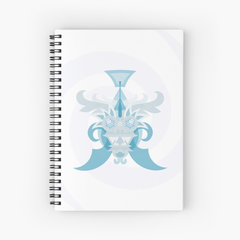 Crystal Sea Creature Spiral Notebook