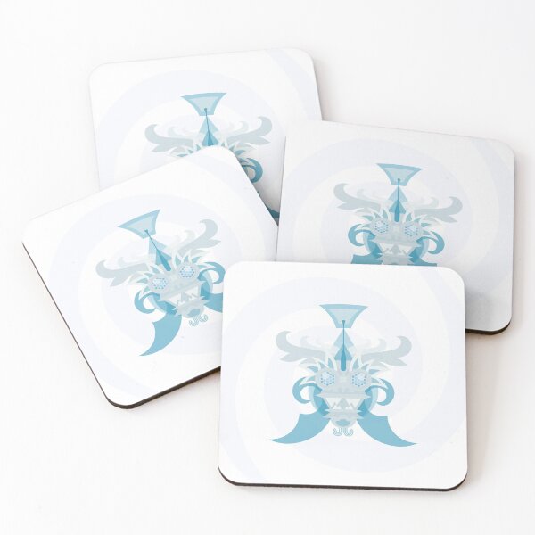 Crystal Sea Creature Coasters (Set of 4)