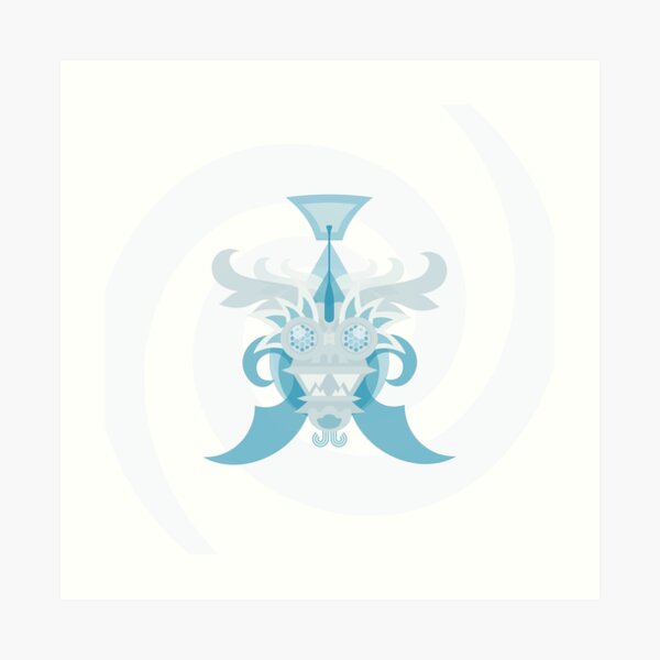 Crystal Sea Creature Art Print