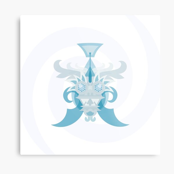Crystal Sea Creature Metal Print