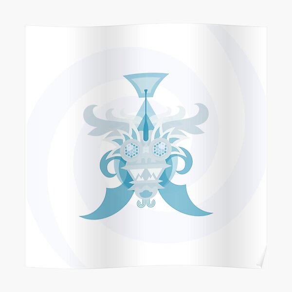 Crystal Sea Creature Poster