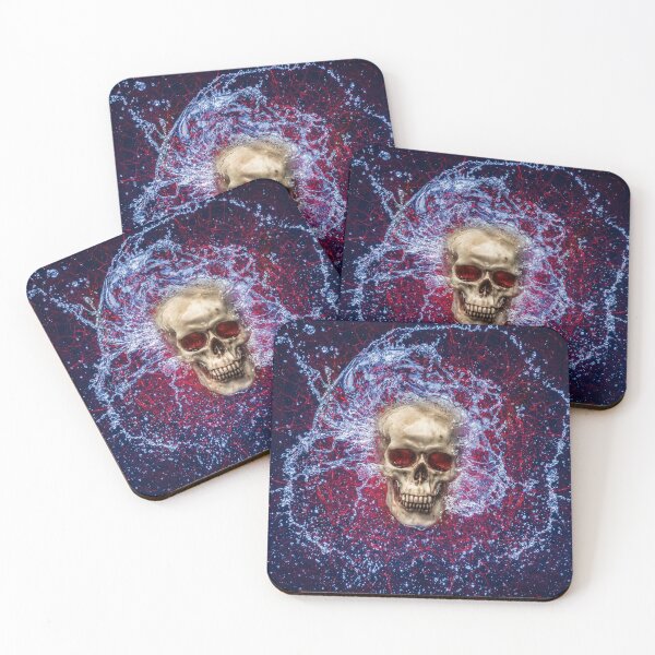Item preview, Skull Water Splash (Red White and Blue Colors) designed and sold by Evan Sharboneau.