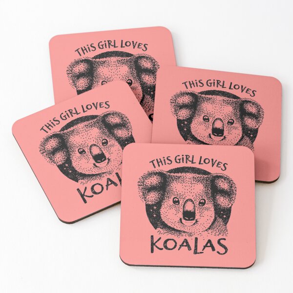 Item preview, Australia Animal Gift for Girls - This Girl Loves Koalas designed and sold by Bangtees.