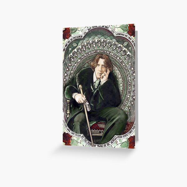 Oscar Wilde 2 Greeting Card