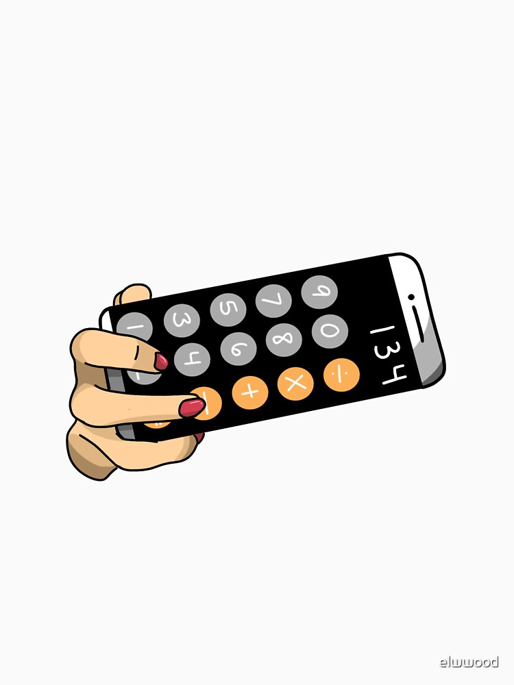 calculator selfie by elwwood