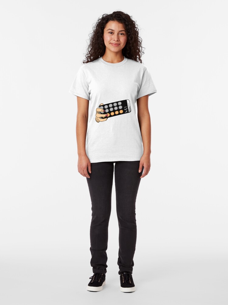 Alternate view of calculator selfie Classic T-Shirt