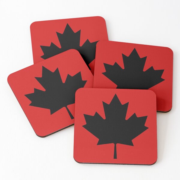 Item preview, Flag of Canada - Black designed and sold by samvschantz.
