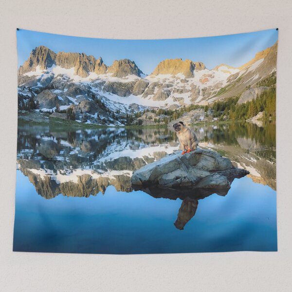 Item preview, Adventure Pug and Alpenglow designed and sold by pugventurephoto.