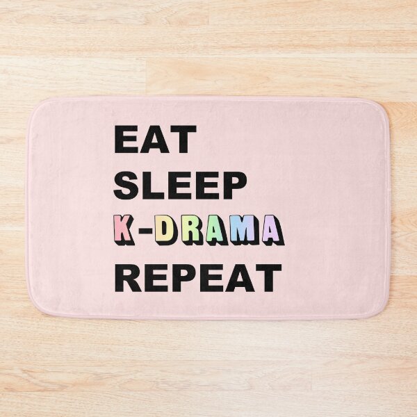 Item preview, Eat Sleep K-Drama Repeat designed and sold by BetweenTwoPages.
