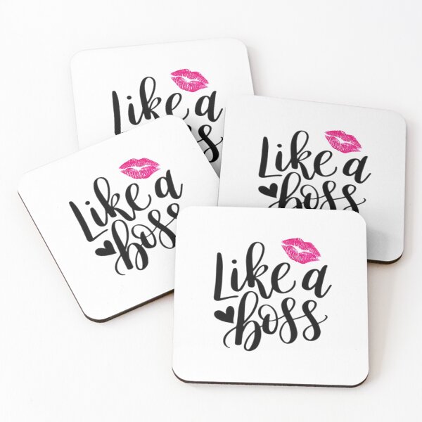 Item preview, Like A Boss print design  designed and sold by Heartistlove.