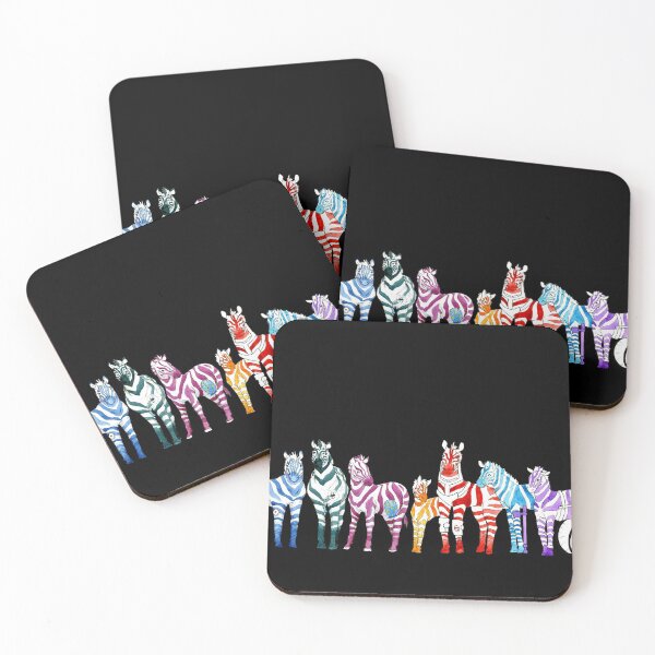 Item preview, Rainbow Dazzle of Zebras designed and sold by Blank Expectations.