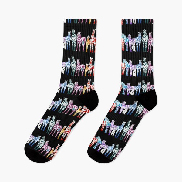 Item preview, Rainbow Dazzle of Zebras designed and sold by Blank Expectations.