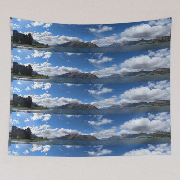 Item preview, Lake Wakatipu panorama  designed and sold by LeighsDesigns.