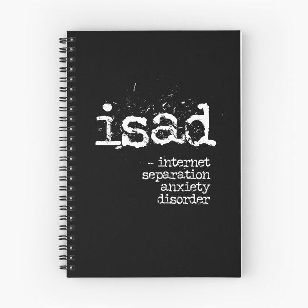 Item preview, isad internet separation anxiety disorder typography text art quote by Word Fandom - wordfandom designed and sold by Kerry Pritchard.