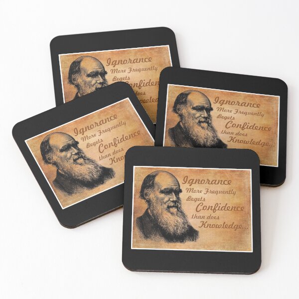 Item preview, Darwin - Ignorance more frequently begets Confidence than does Knowledge designed and sold by Zebitty.