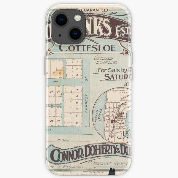 Golf Links Estate Cottesloe, 1914, Perth, Western Australia, 1920, State Library of Western Australia iPhone Soft Case