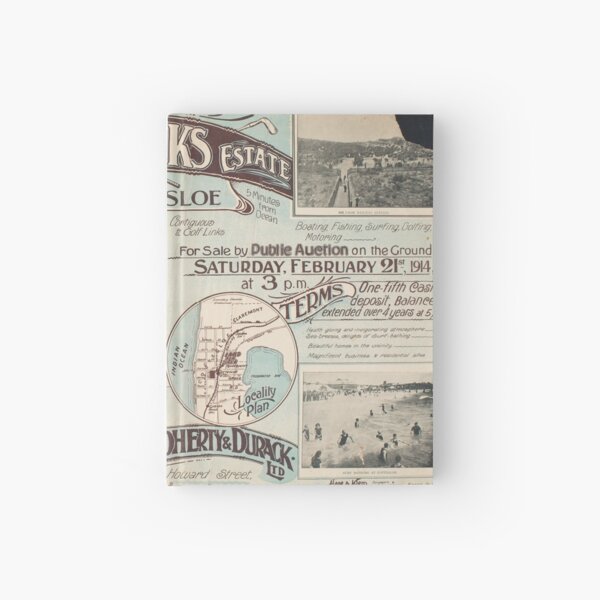 Golf Links Estate Cottesloe, 1914, Perth, Western Australia, 1920, State Library of Western Australia Hardcover Journal