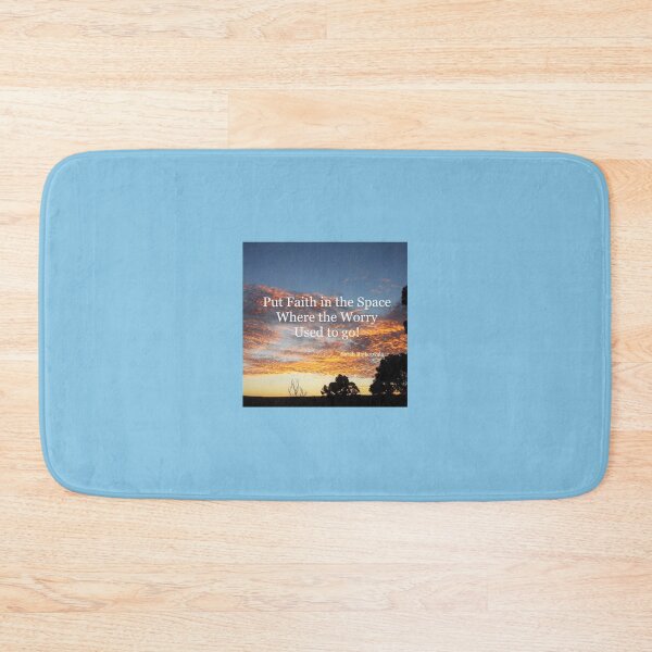 Item preview, Put Faith in the Space Where the Worry Used to Go! - Inspirational Quotes designed and sold by Sarah  Rajkotwala.