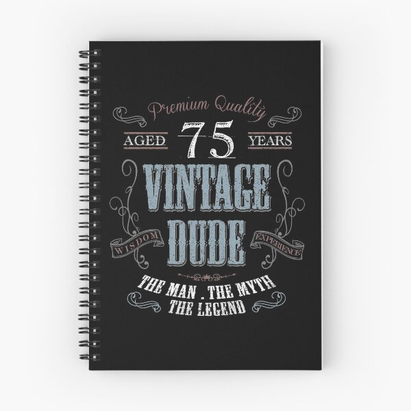 Item preview, 75th birthday gift idea Vintage at 75 years old Retro Vintage party designed and sold by LoveEveryWear.