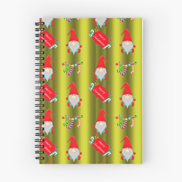Item preview, Cute Christmas Gnomes on Chartreuse Green designed and sold by GraphicAllusion.