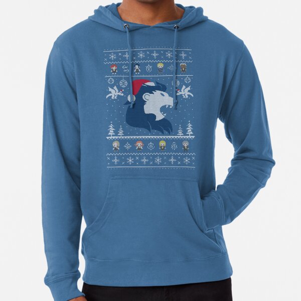 Artikel-Vorschau von Hässliche Weihnachtsstrickjacke der blauen Löwen, designt und verkauft von jordydraws.