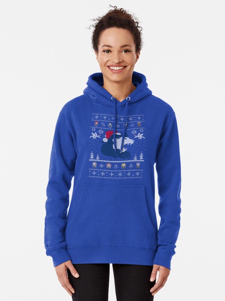 Hooded reindeer sweater best sale