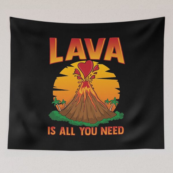 Item preview, Cute Lava Is All You Need Volcano Valentines Day designed and sold by perfectpresents.