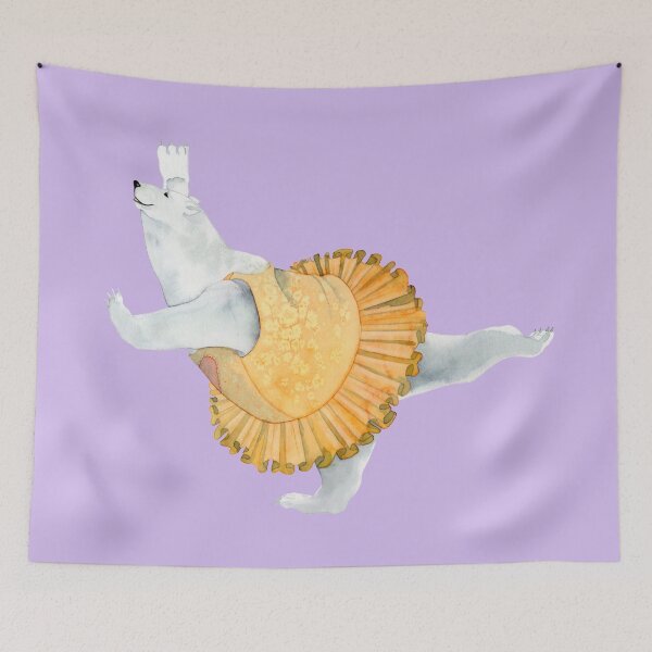 Item preview, Ballet Dancing Polar Bear designed and sold by AuntieBetty.