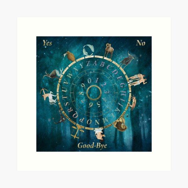 Astrology Spiritboard Art Print
