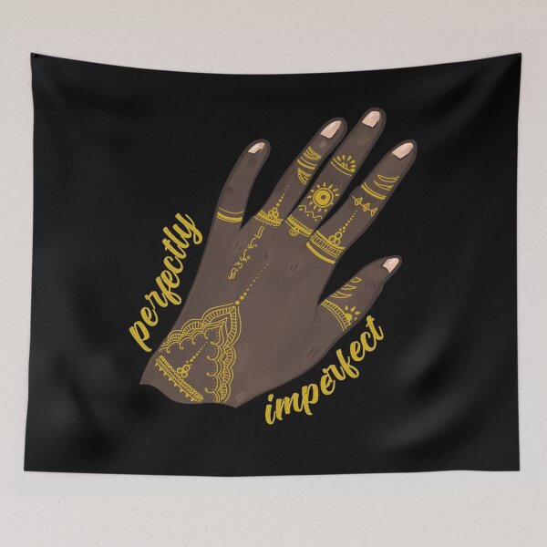 Item preview, PERFECTLY IMPERFECT HAND TATTOO POCKET DESIGN designed and sold by aydapadi.