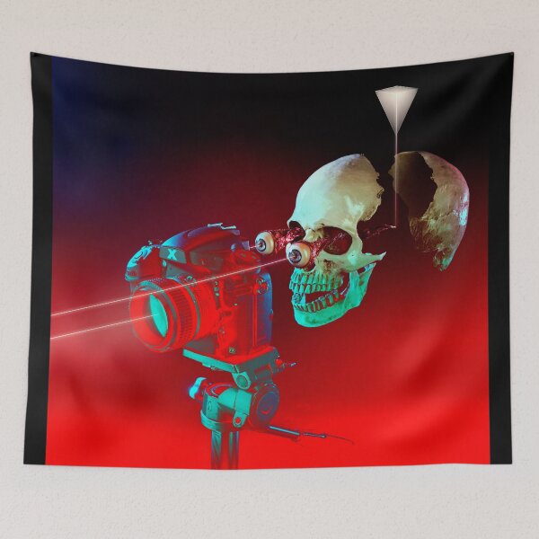 Item preview, Skull Photographer Captures Your Soul designed and sold by Evan Sharboneau.