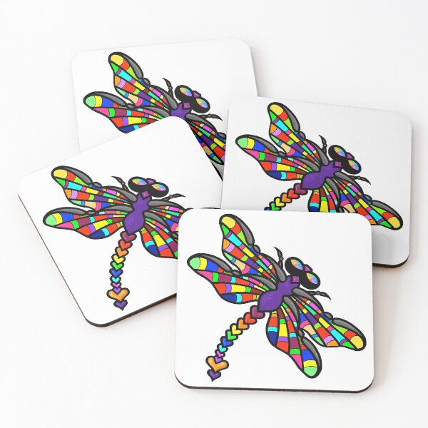 Item preview, Beautiful Multi-Coloured Dragonfly - SoloFlyght  by Amanda M Lucas designed and sold by Amanda Lucas.
