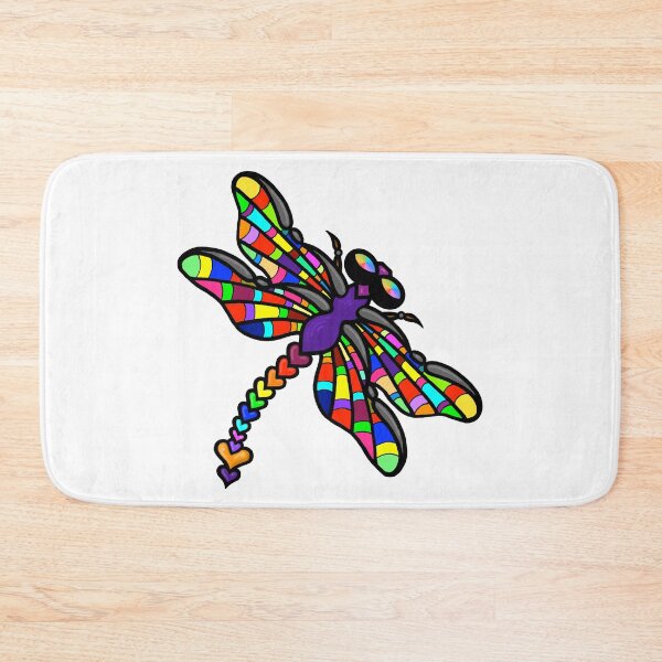 Item preview, Beautiful Multi-Coloured Dragonfly - SoloFlyght  by Amanda M Lucas designed and sold by Amanda Lucas.
