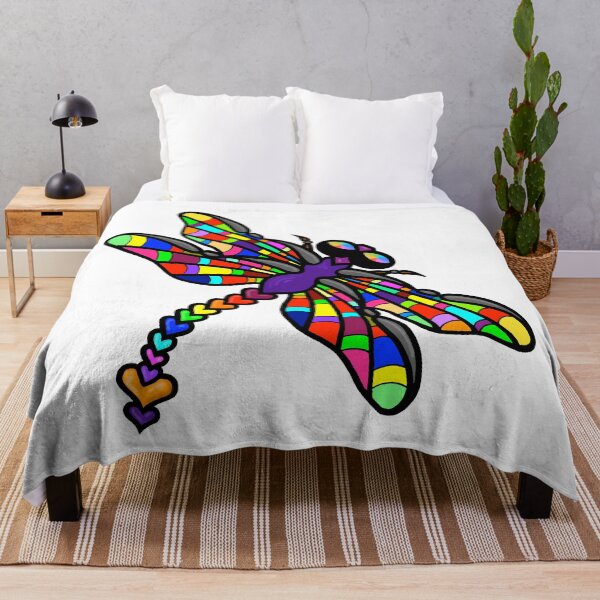 Item preview, Beautiful Multi-Coloured Dragonfly - SoloFlyght  by Amanda M Lucas designed and sold by Amanda Lucas.