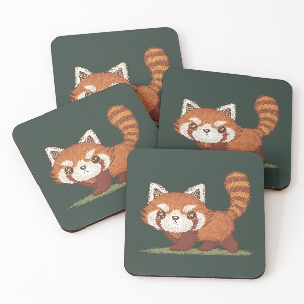 Item preview, Red panda walking designed and sold by Toru Sanogawa.