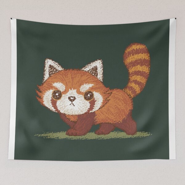 Item preview, Red panda walking designed and sold by Toru Sanogawa.