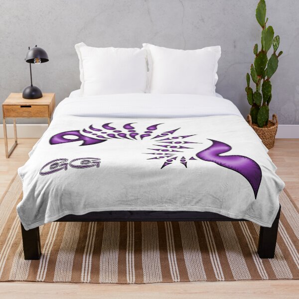 Item preview, Gogo the Fish - Black Outline -Ultraviolet by Amanda M Lucas designed and sold by Amanda Lucas.