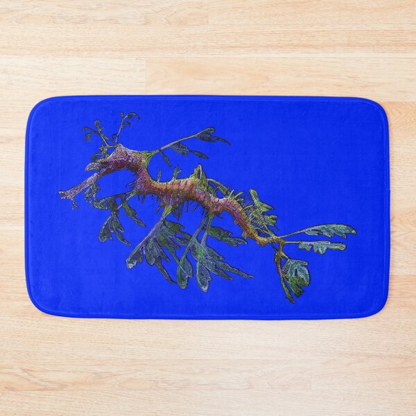 Item preview, Leafy Sea Dragon on Vibrant Blue by Amanda M Lucas designed and sold by Amanda Lucas.