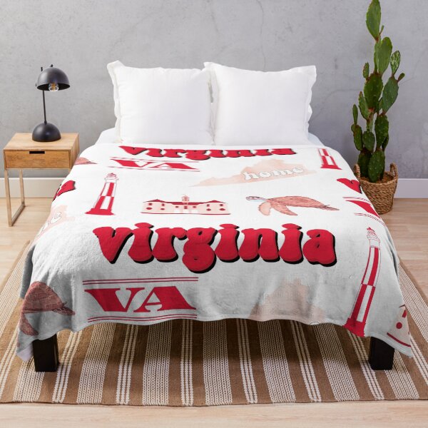Item preview, Red Watercolor Virginia US State Sticker Pack designed and sold by The-Goods.