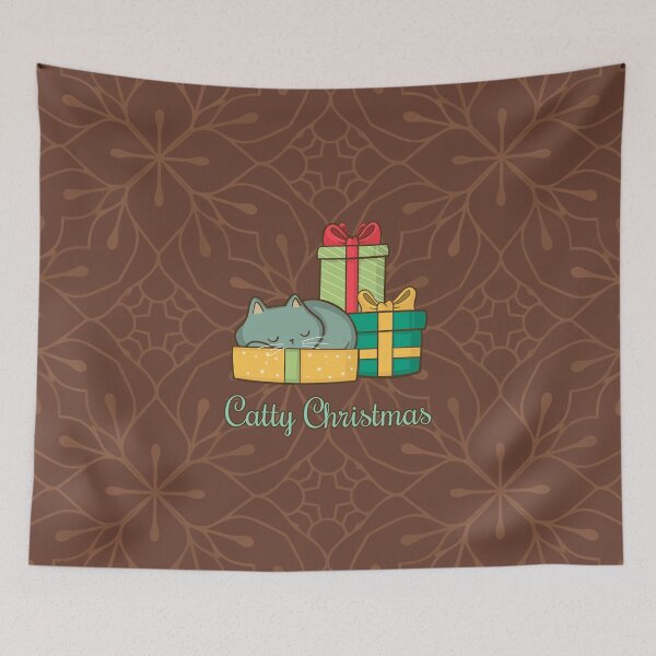 Item preview, Catty Christmas designed and sold by RatArt Designs.