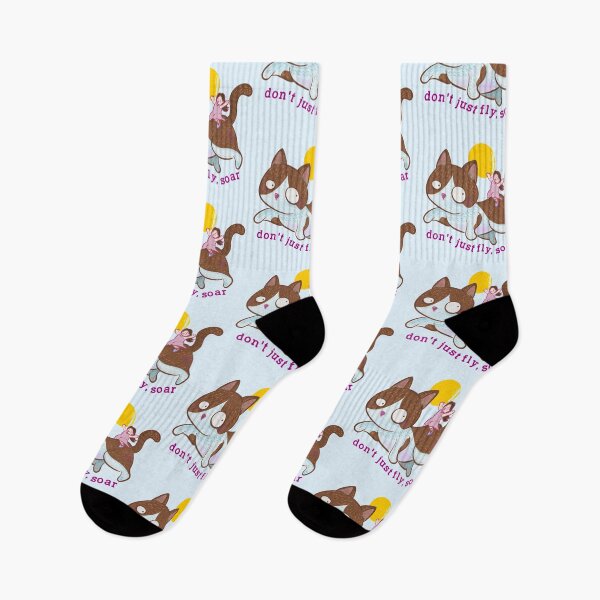 Item preview, CAT DONT JUST FLY SOAR designed and sold by aydapadi.