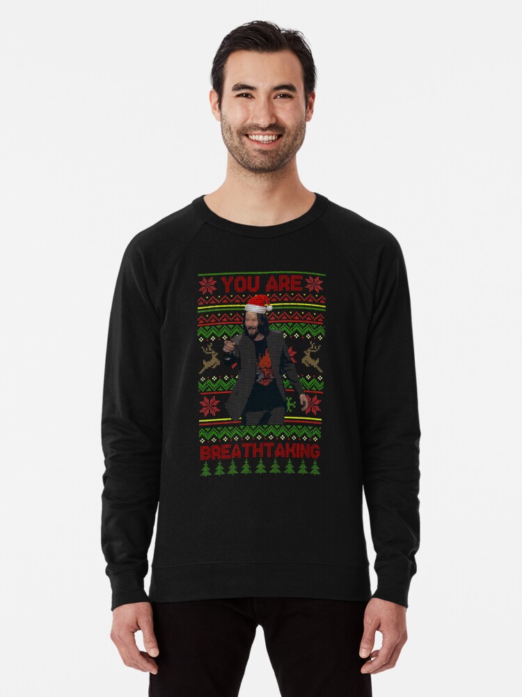 Ryan gosling ugly christmas sale sweater
