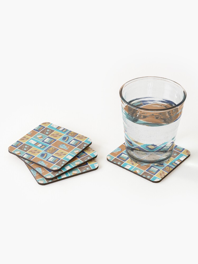 Alternate view of PREACHING ICONS (FOR HIM) Coasters (Set of 4)