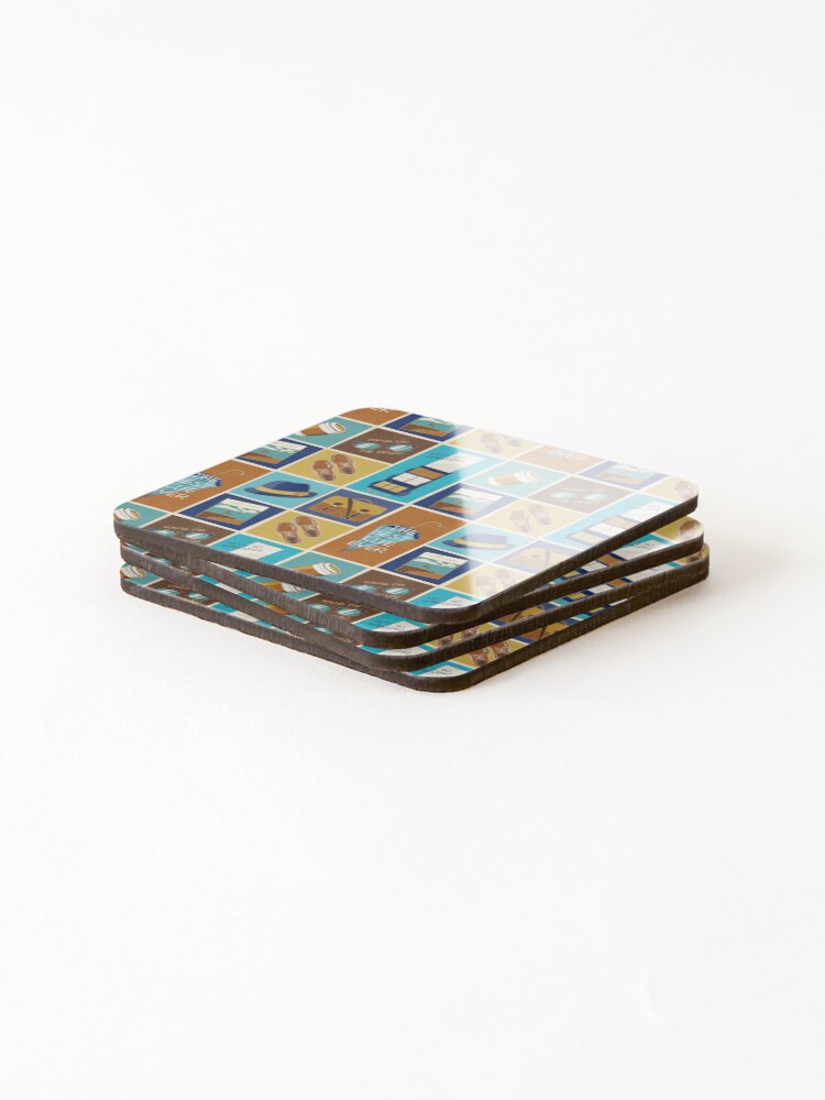 Alternate view of PREACHING ICONS (FOR HIM) Coasters (Set of 4)