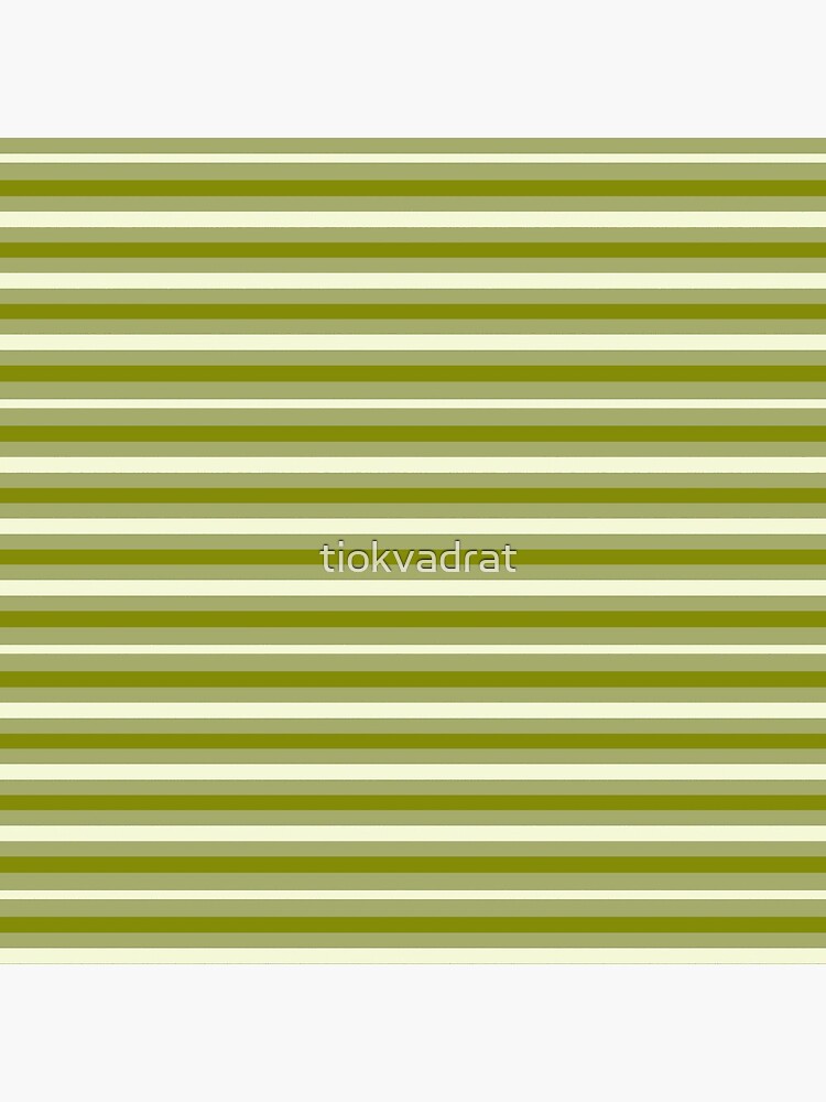 Dinner Stripes - Lemon Green by tiokvadrat