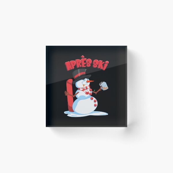 Item preview, Drunken Snowman - Apres Ski Winter Skiing Lodge designed and sold by anziehend.