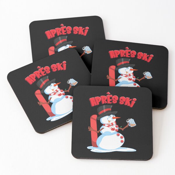 Item preview, Drunken Snowman - Apres Ski Winter Skiing Lodge designed and sold by anziehend.